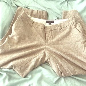 Khaki wool dress pant banana republic 14P